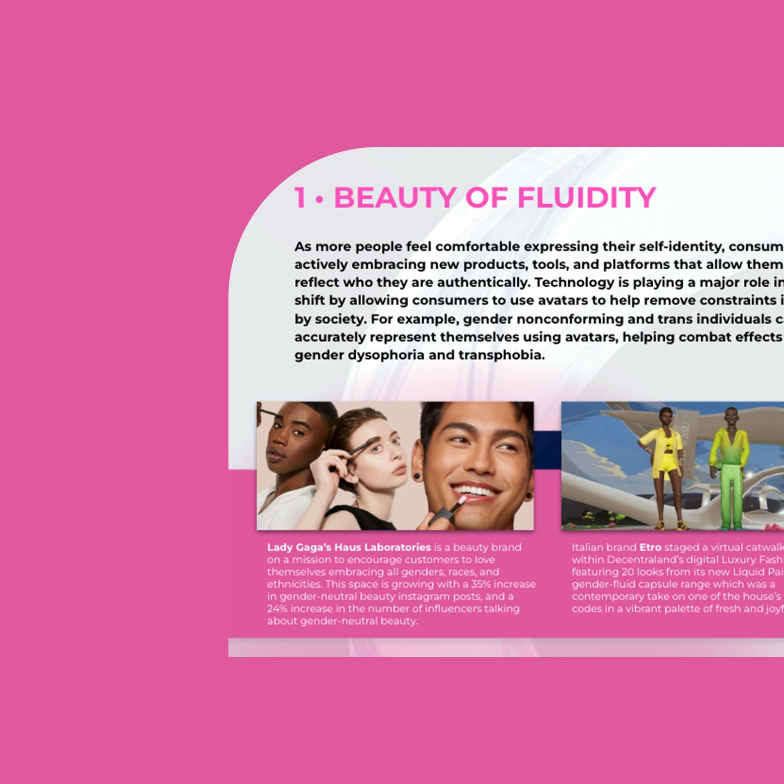 beauty of fluidity gender project